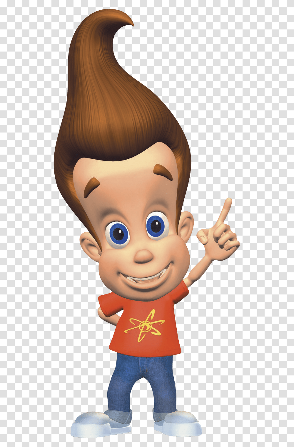 Jimmy Neutron, Head, Doll, Toy, Person Transparent Png