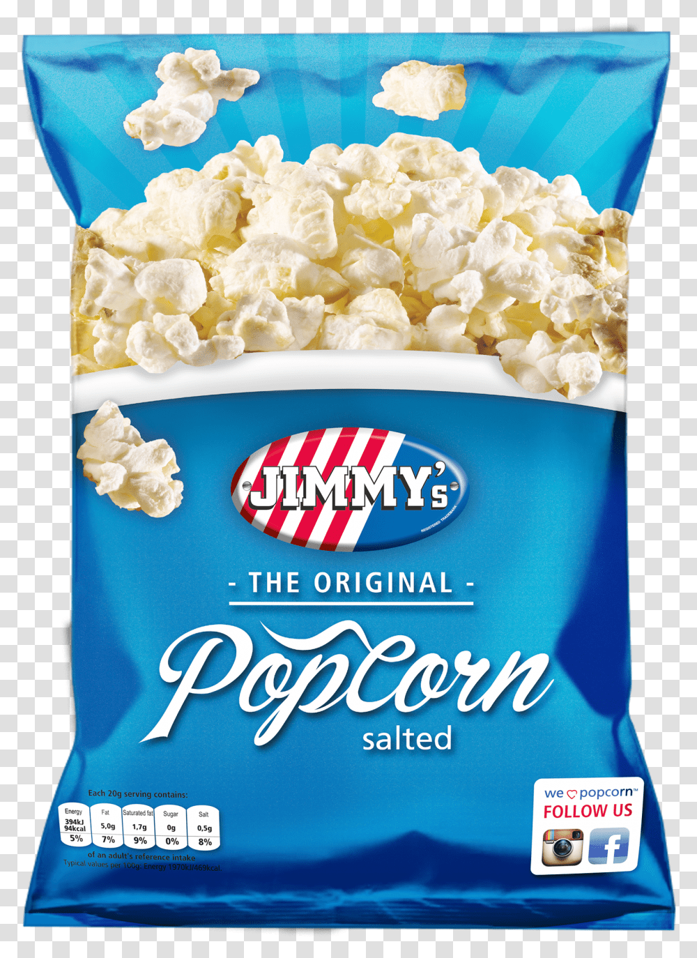 Jimmy Originally Popcorn Transparent Png
