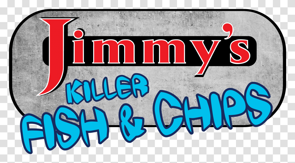 Jimmy's Killer Fish And Chips Download Graphic Design, Word, Label, Alphabet Transparent Png