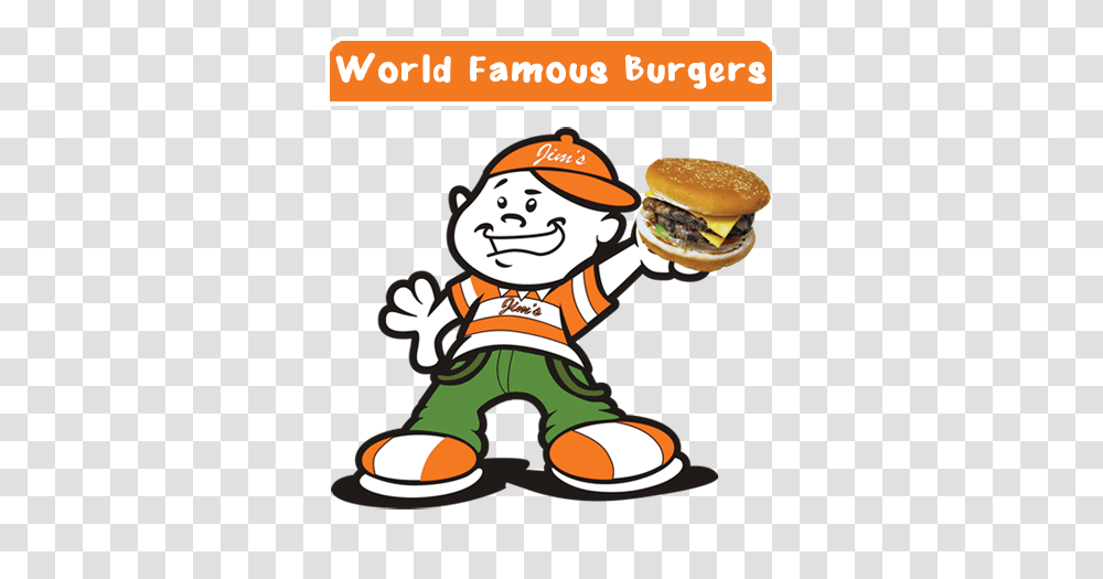 Jims Burgers, Food, Person, Human, Advertisement Transparent Png