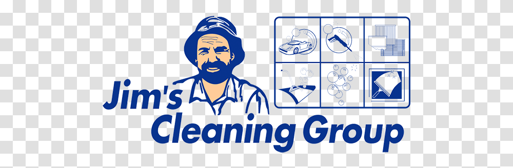 Jimscleaningcomau Jims Cleaning, Person, Text, Logo, Symbol Transparent Png