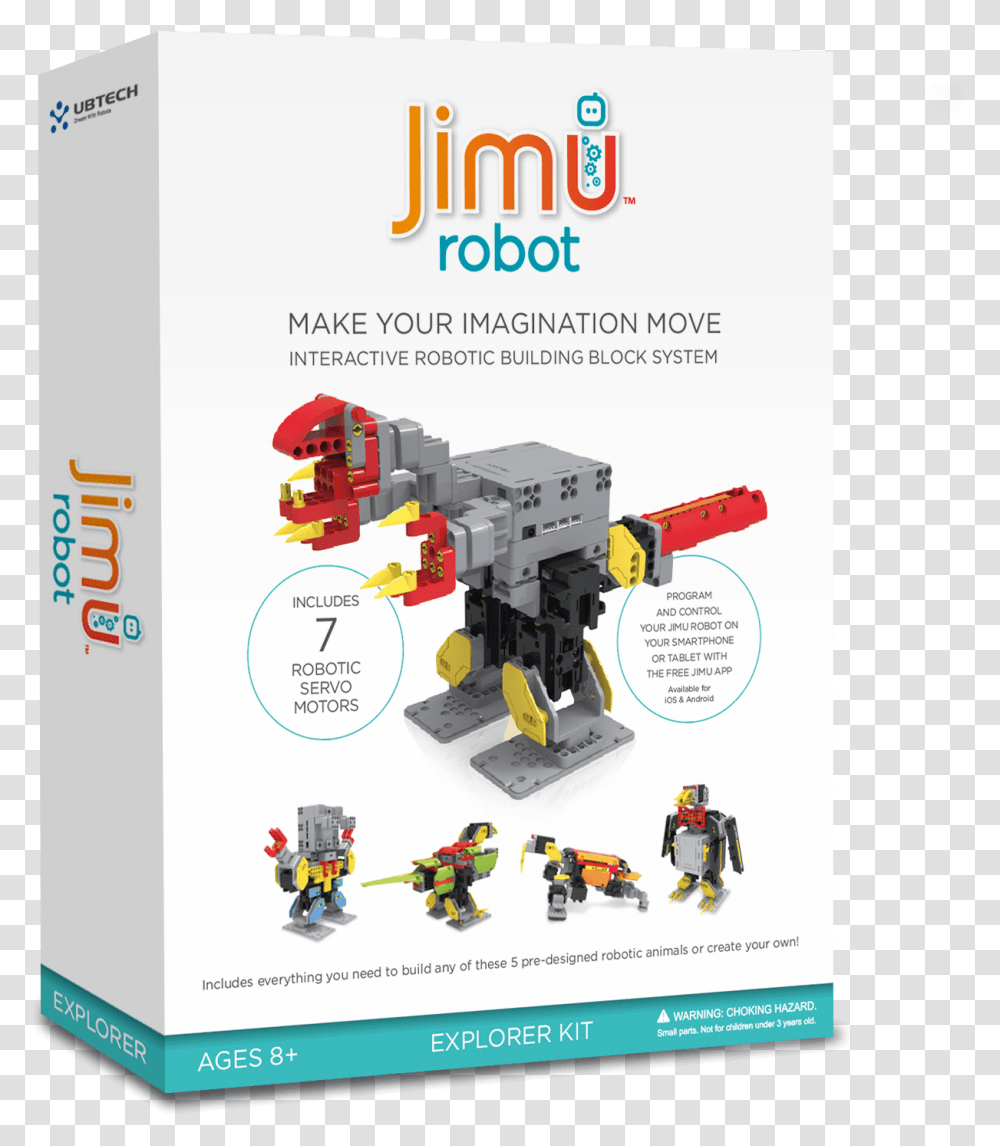 Jimu Explorer Kit Jimu Robot Explorer Kit, Toy, Machine, Poster, Advertisement Transparent Png
