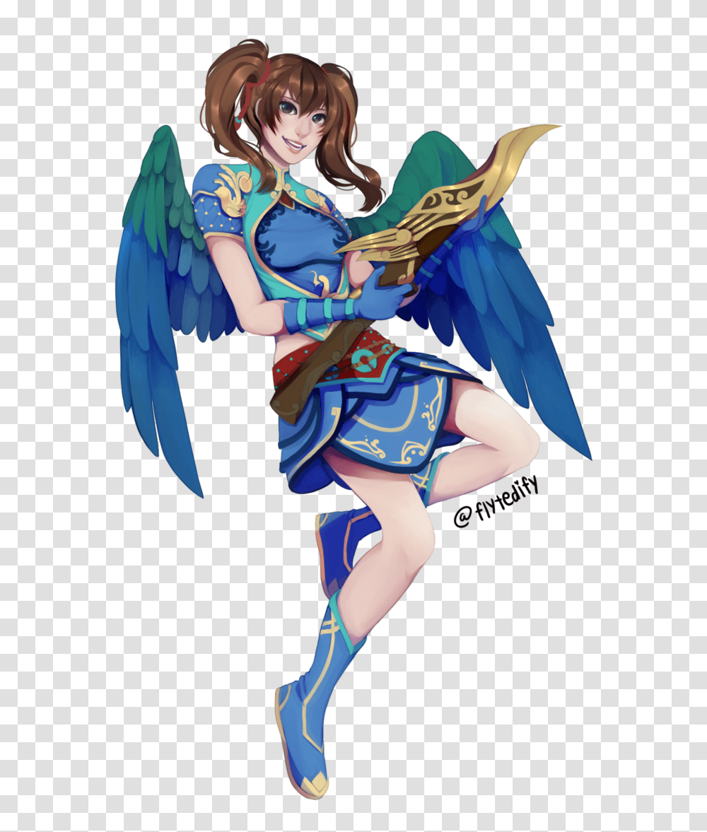 Jing Wei Smite Community Art Collab, Costume, Angel, Archangel, Person Transparent Png