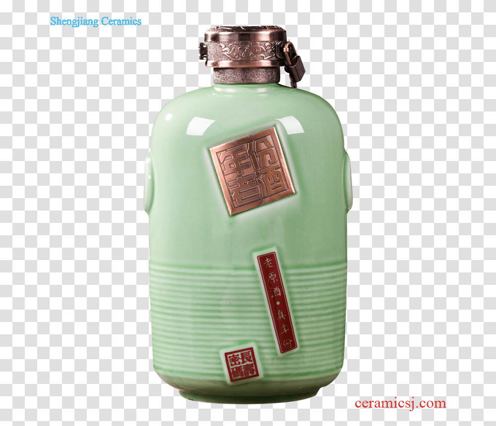 Jingdezhen Ceramic Bottle 5 Jins Of Creative Household Glass Bottle, Barrel, Cylinder, Jar, Gas Pump Transparent Png