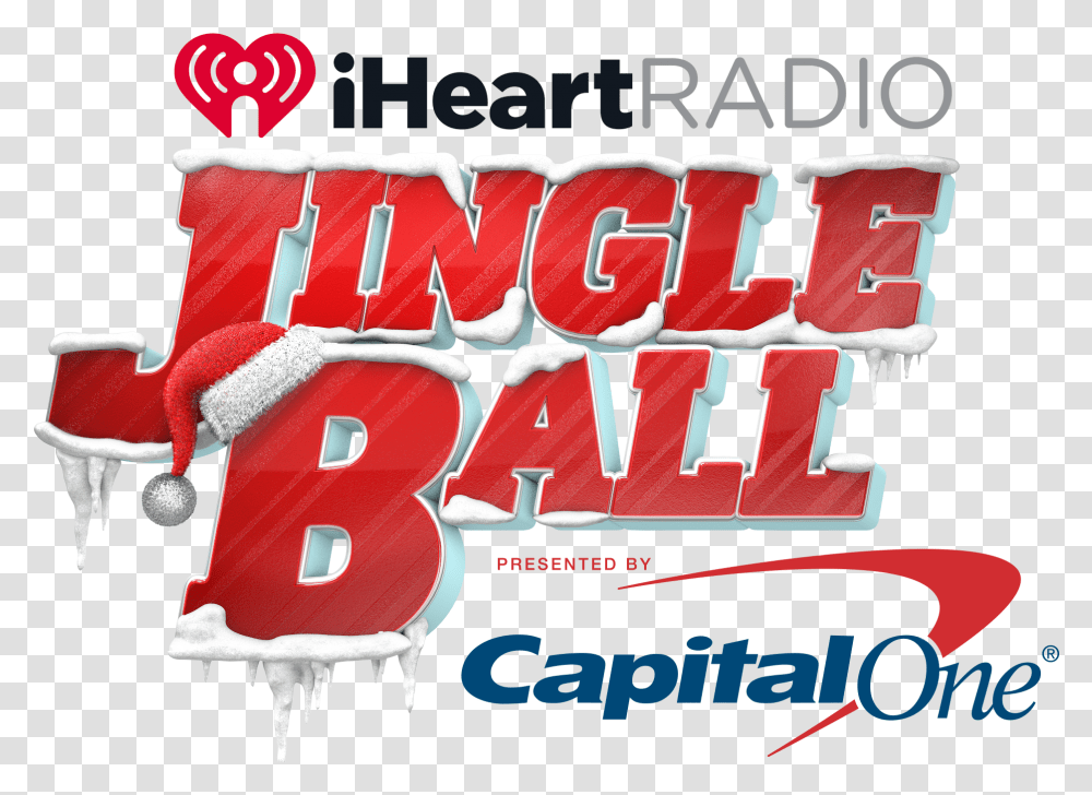 Jingle Ball Logo Iheart Jingle Ball Logo, Word, Food, Advertisement Transparent Png