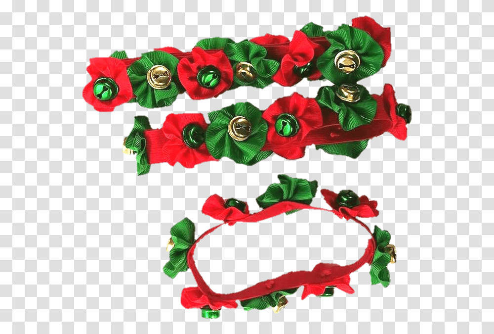 Jingle Bell Christmas Collars Garden Roses, Plant, Flower, Blossom Transparent Png