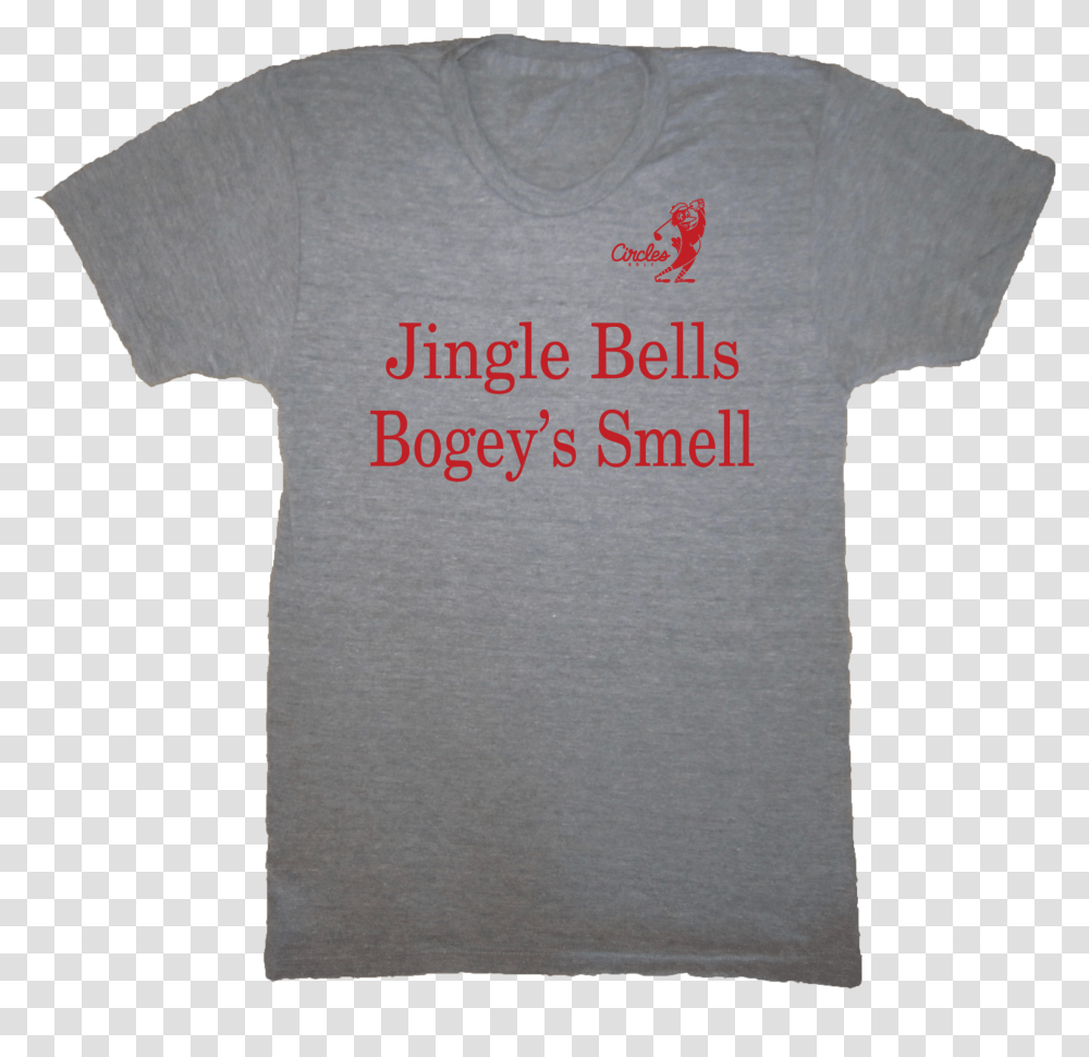 Jingle Bells Bogeyquots Smell Christmas Golf T Shirt Active Shirt, Apparel, T-Shirt Transparent Png