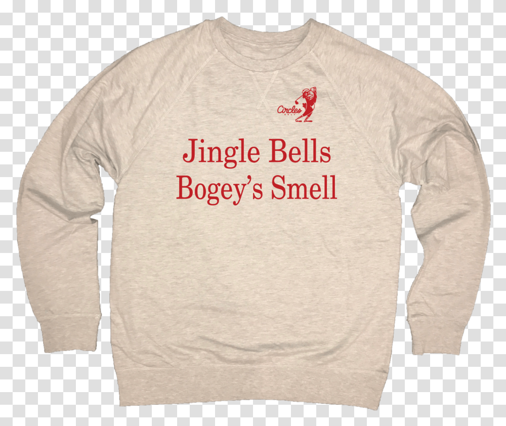 Jingle Bells Bogeyquots Smell Sweatshirt Long Sleeved T Shirt, Apparel, T-Shirt, Sweater Transparent Png