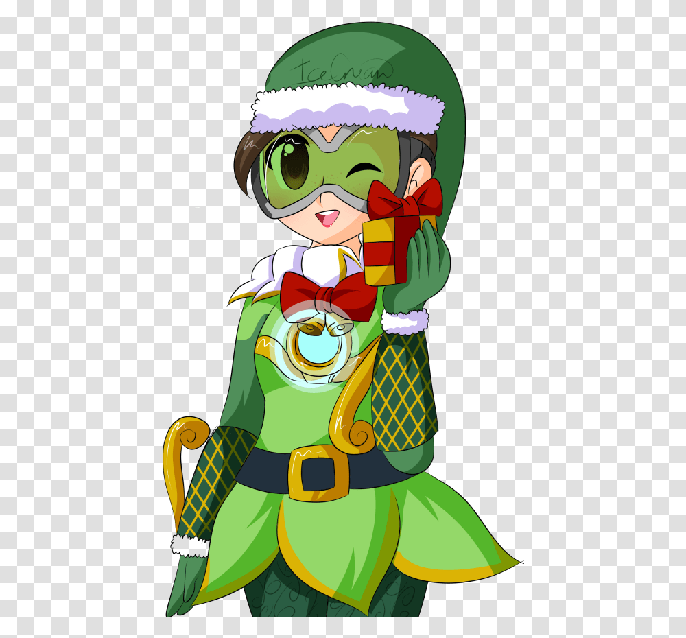Jingle Bells By Icecreamlink Tracer Ii Jingle Tracer Jingle Fan Art, Elf, Nutcracker, Person, Plant Transparent Png