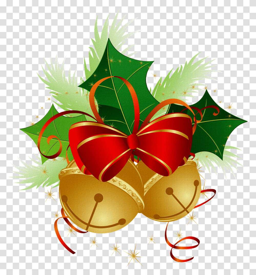 Jingle Bells Christmas Clipart Christmas Borders Clip Art, Ornament, Graphics, Pattern, Leaf Transparent Png