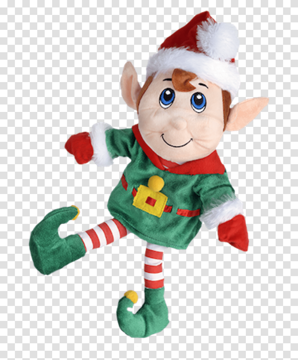 Jingle Elf, Toy, Doll, Plush, Mascot Transparent Png
