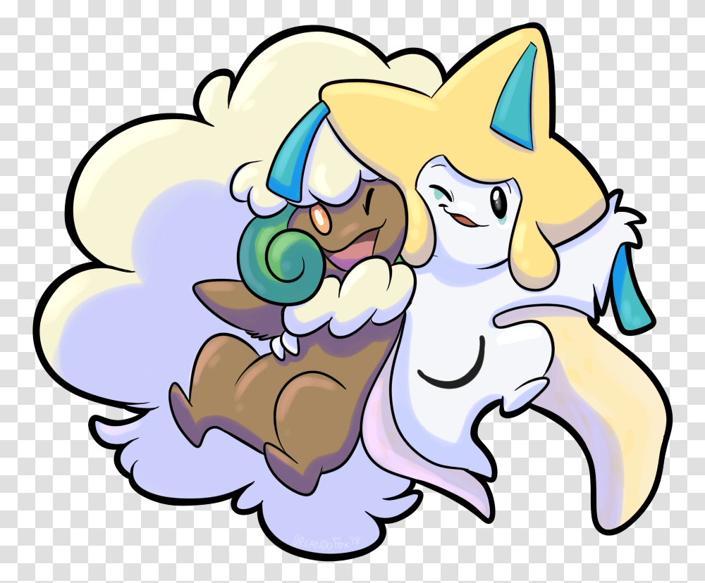 Jirachi Whimsicott, Floral Design, Pattern Transparent Png