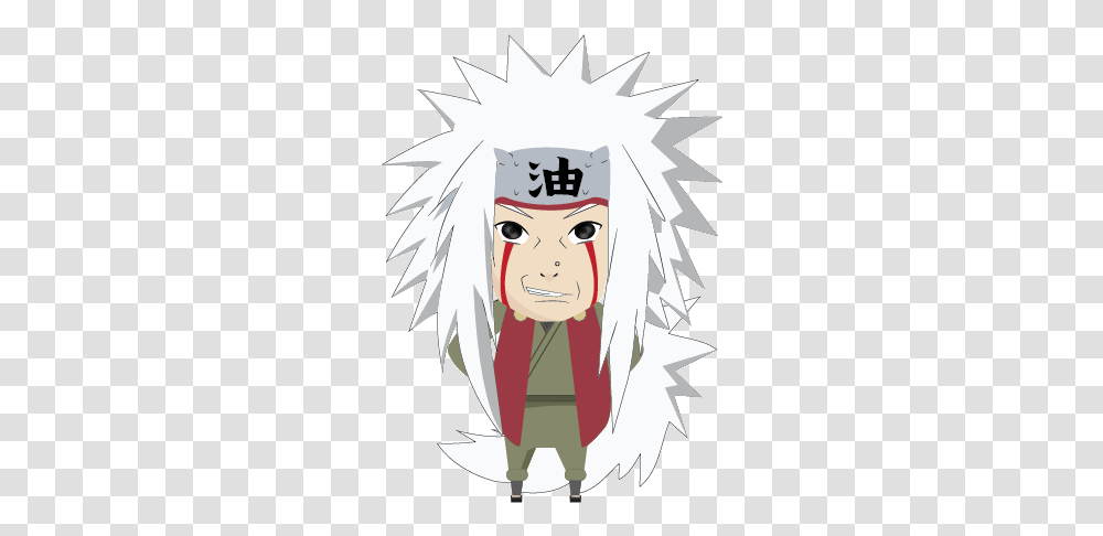 Jiraiya Naruto Sticker Gif Cartoon, Poster, Advertisement, Angel, Archangel Transparent Png