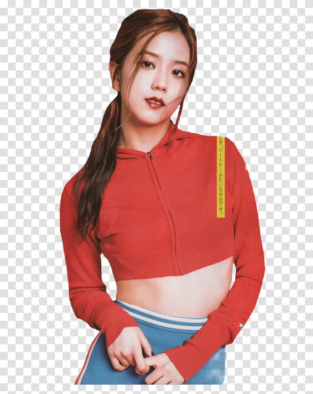 Jisoo Blackpink Jisoo Crop Top, Apparel, Person, Human Transparent Png