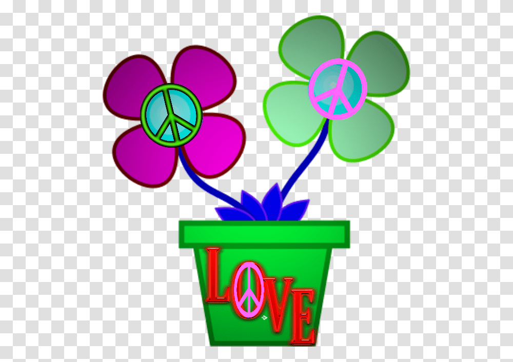 Jlb Love Signs Peace Signs 60s Art Hippie Life Flower Vase Clipart, Pattern, Ornament, Fractal Transparent Png