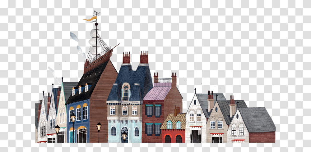 Jlia Sard Mary Poppins Illustrated Gift Edition, Spire, Tower, Architecture, Building Transparent Png