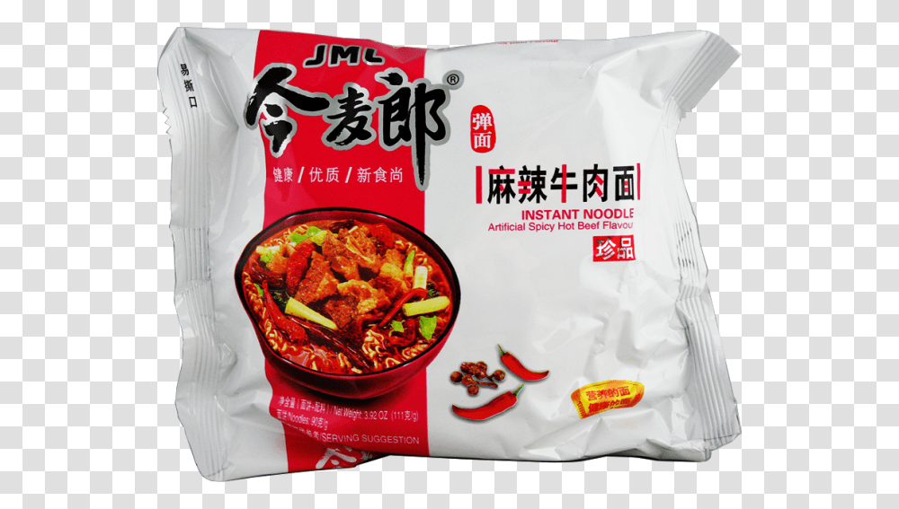Jml Instant Noodle Artificial Spicy Hot Beef Flavor, Meal, Food, Dish, Lunch Transparent Png