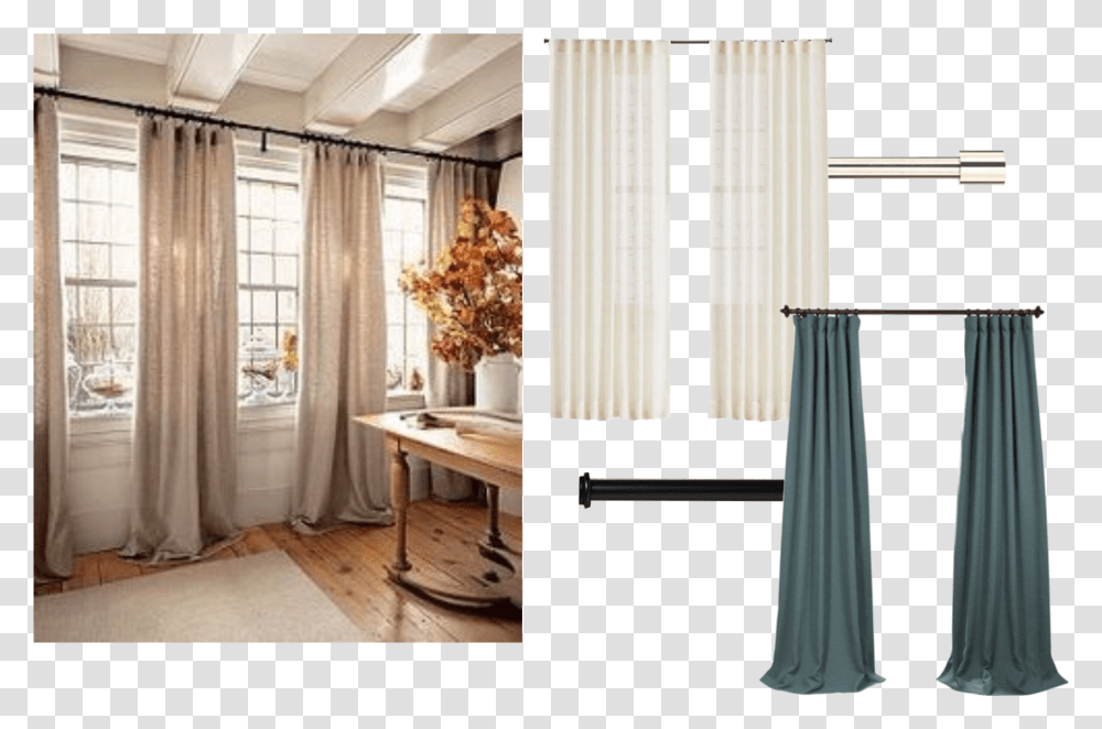 Joanna Gaines Farmhouse Curtains, Home Decor, Interior Design, Indoors, Room Transparent Png
