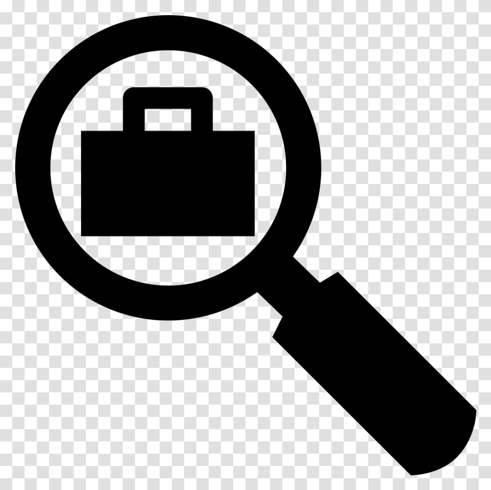 Job Search Icon Free Download, Shovel, Tool, Magnifying, Hammer Transparent Png