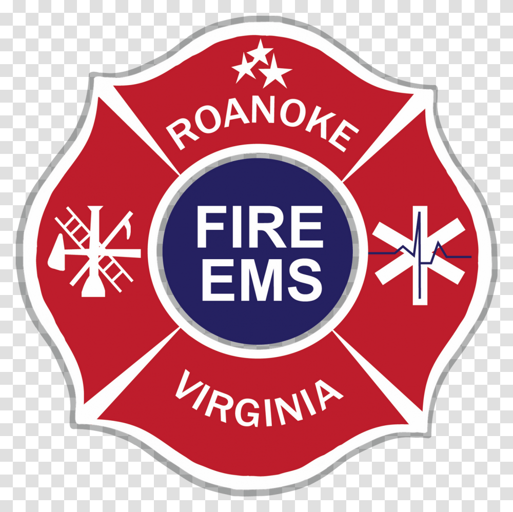 Jobs In Fire Ems Roanoke Fire Ems, Label, Text, Logo, Symbol Transparent Png