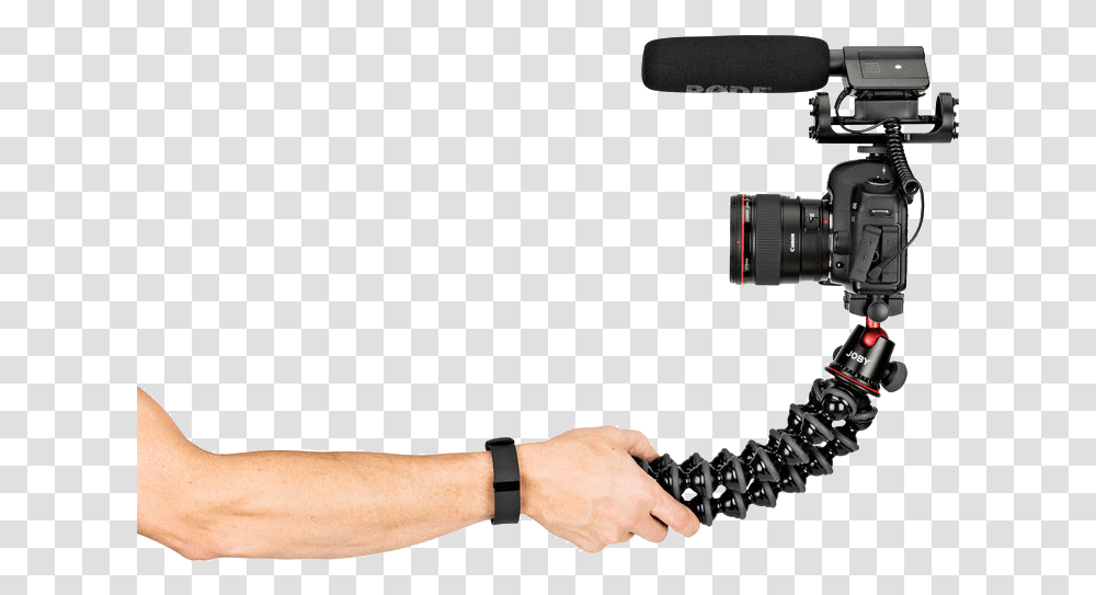 Joby Gorillapod 5k Kit, Camera, Electronics, Person, Human Transparent Png