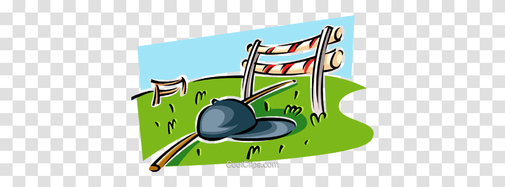 Jockey Hat Crop And Jump Royalty Free Vector Clip Art, Tool, Outdoors, Lawn Mower, Countryside Transparent Png