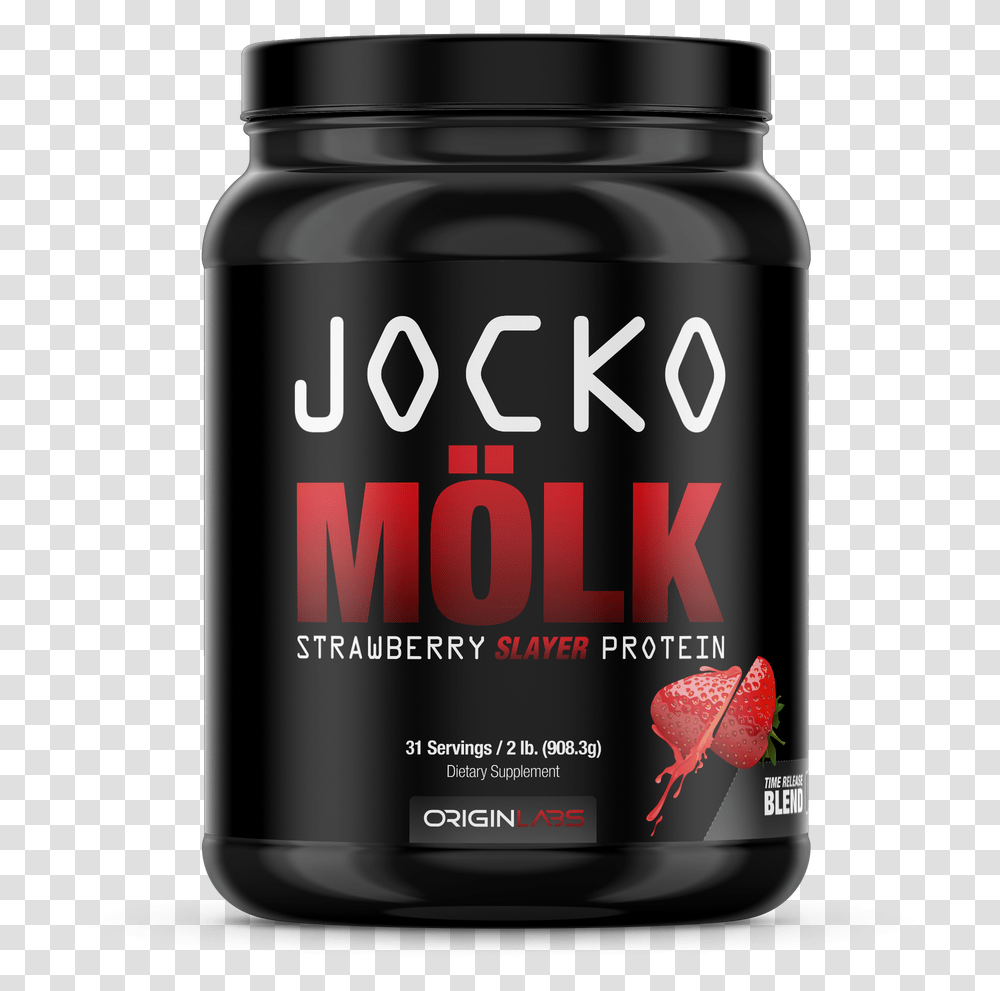 Jocko Mlk Strawberry Protein Protein, Shaker, Bottle, Tin, Can Transparent Png