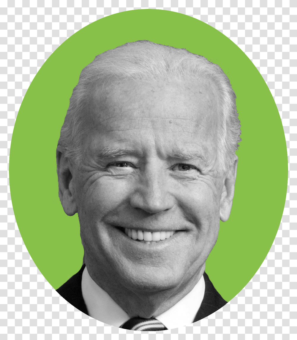 Joe Biden Headshot, Face, Person, Tie, Smile Transparent Png