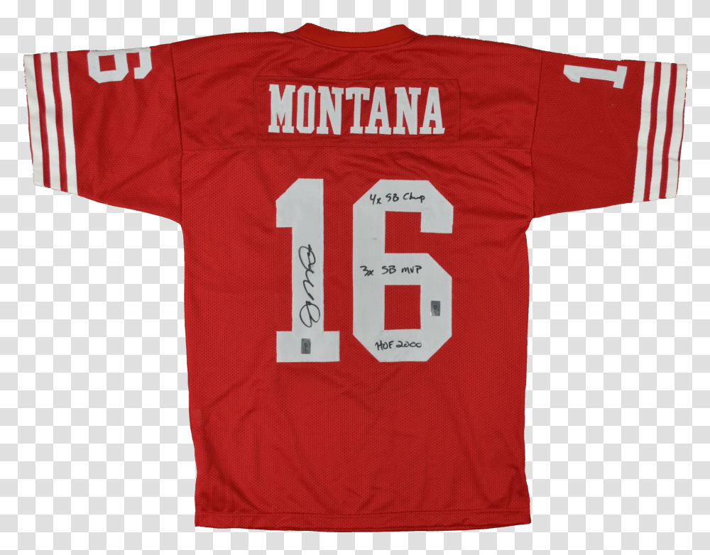 Joe Montana San Francisco 49ers Jersey Transparent Png