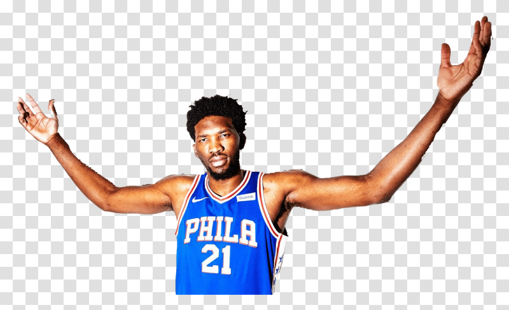 Joel Embiid Download Image Recovered Afro, Person, Arm, Sport, People Transparent Png