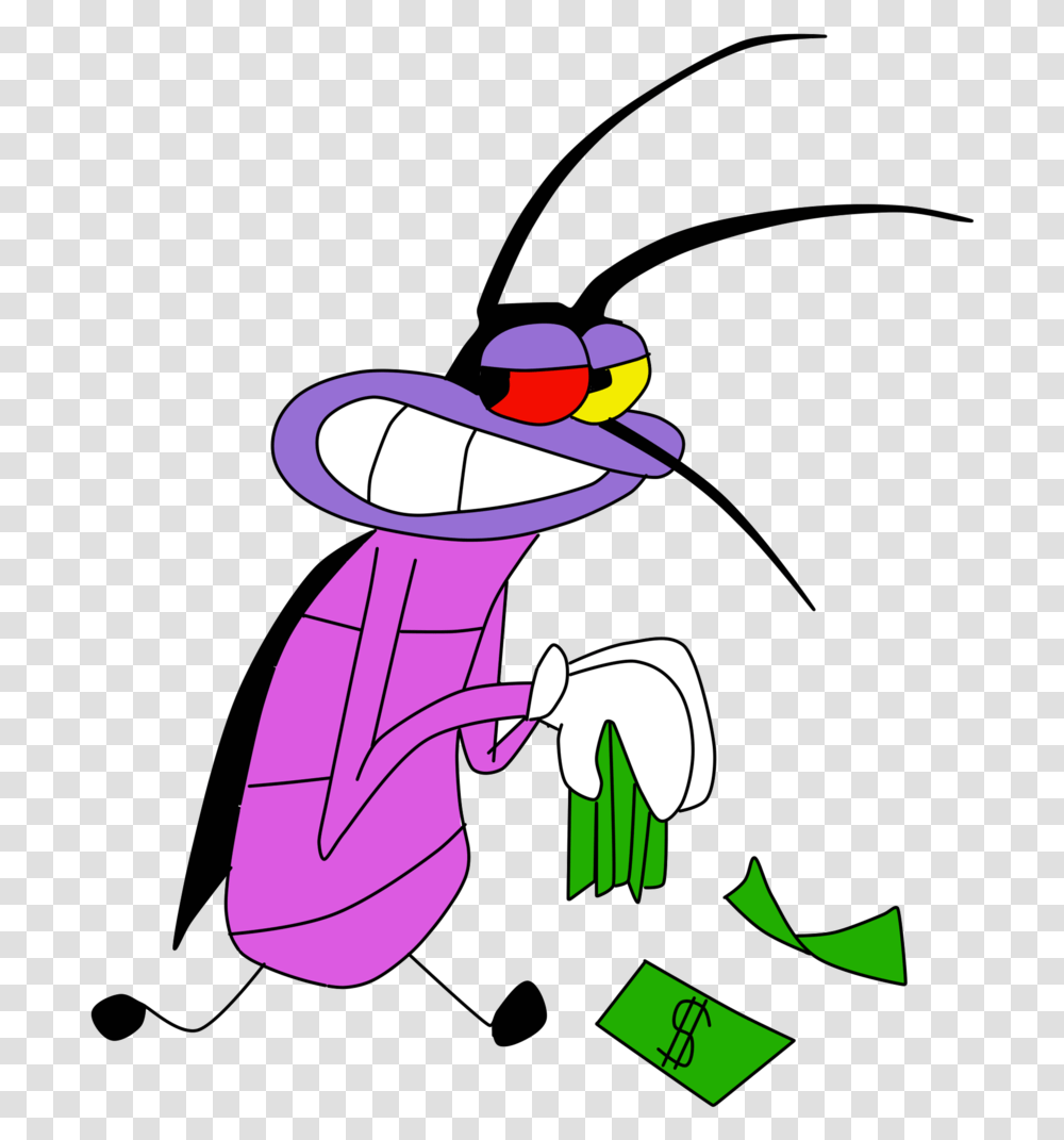 Joey In Oggy And The Cockroaches, Insect, Invertebrate, Animal, Wasp Transparent Png