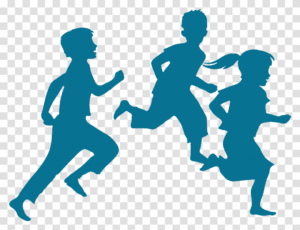 Jog Clip Art Kids Running Silhouette, Person, Suit, Overcoat, People Transparent Png