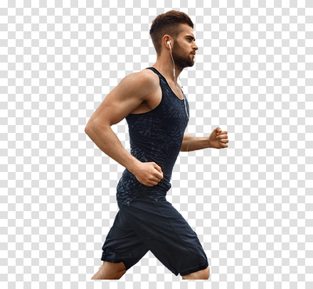 Jogger Fit Man Running, Person, Human, Apparel Transparent Png