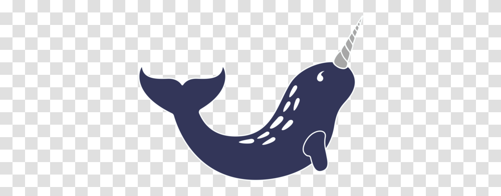 Joggers - Narwhal Clipart Narwhal, Animal, Amphibian, Wildlife, Fish Transparent Png