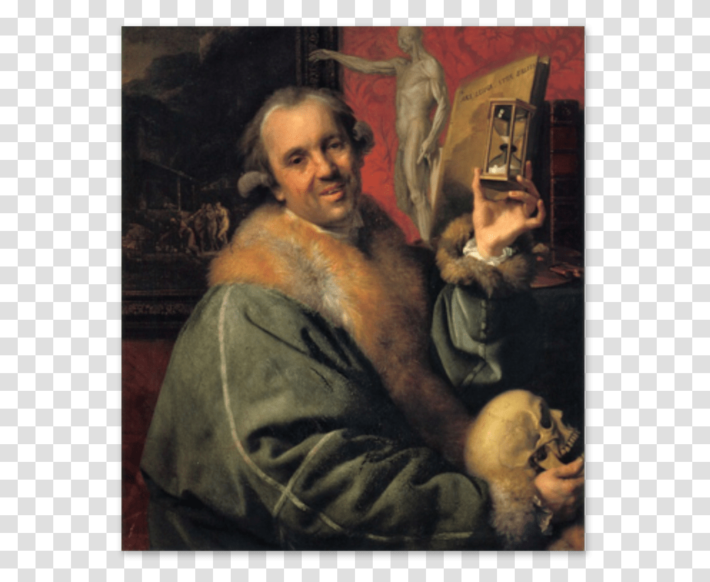 Johan Joseph Zoffany Artist Johann Zoffany Self Portrait, Painting, Person, Human, Mobile Phone Transparent Png