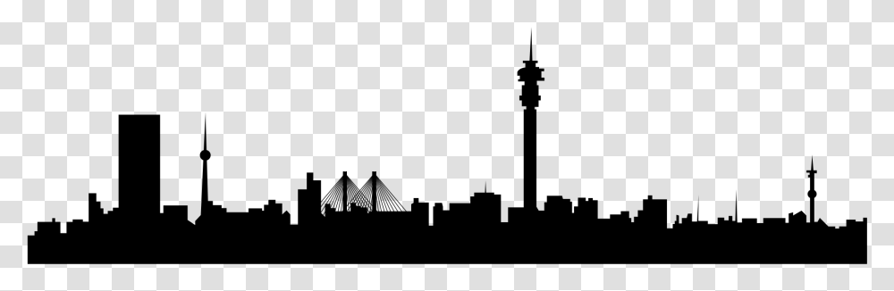 Johannesburg Skyline Silhouette, Gray, World Of Warcraft Transparent Png
