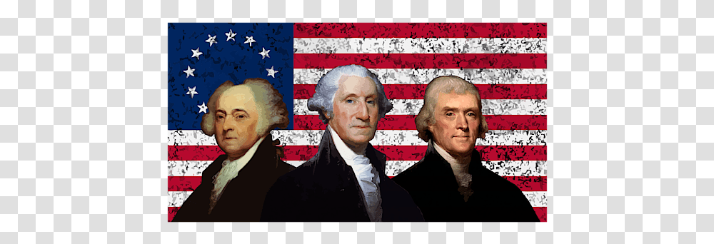 John Adams With American Flag, Person, Human, Face Transparent Png