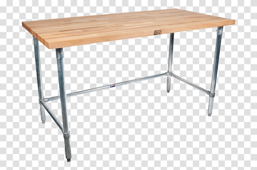 John Boos Snb09 Wooden Work Table Top Stainless Steel 1 Inch Thick Desk, Furniture, Tabletop, Dining Table, Bow Transparent Png