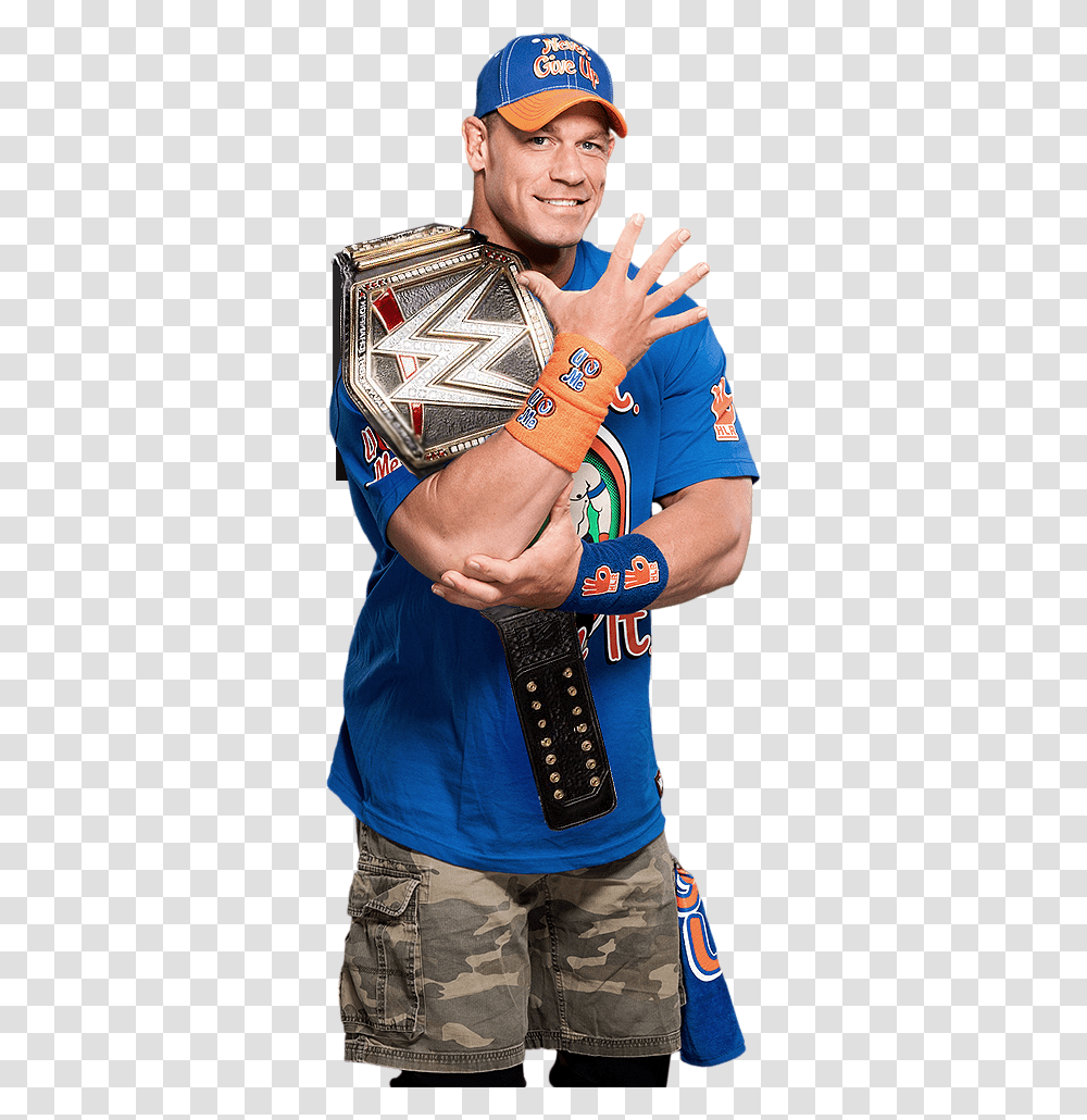 John Cena 2017 Wwe Champion, Person, Arm, Sport Transparent Png