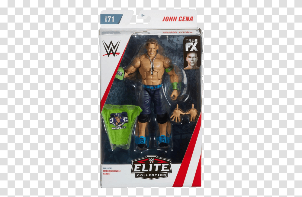 John Cena Action Figure Elite, Poster, Advertisement, Person Transparent Png