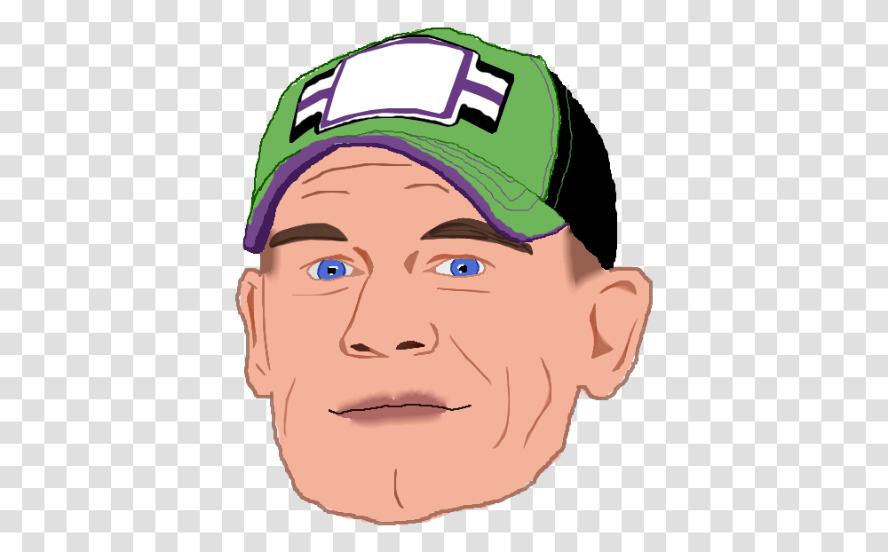 John Cena Cartoon, Face, Person, Human Transparent Png