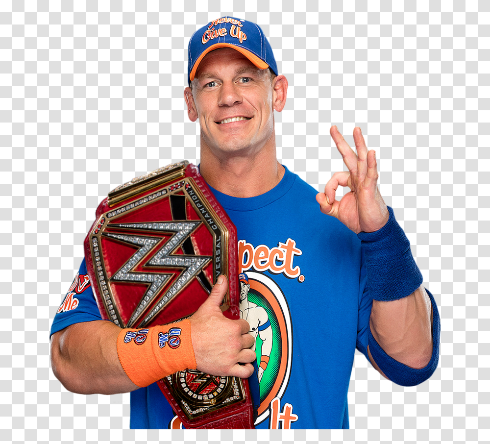 John Cena Champion 2017, Person, Baseball Cap, Hat Transparent Png