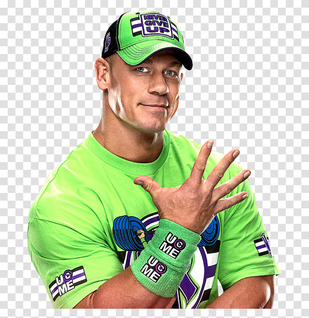 John Cena Hat John Cena, Person, Baseball Cap, Finger Transparent Png