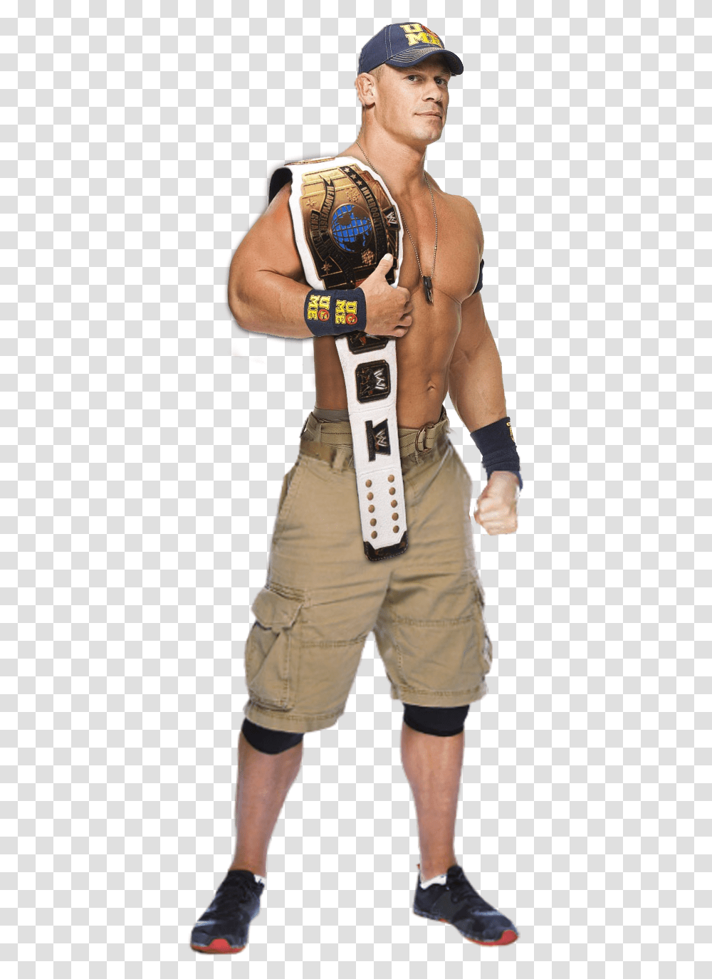 John Cena Intercontinental Champion By Tobiasstriker Wwe World Heavyweight Champion Superstar, Person, Costume, Shoe Transparent Png