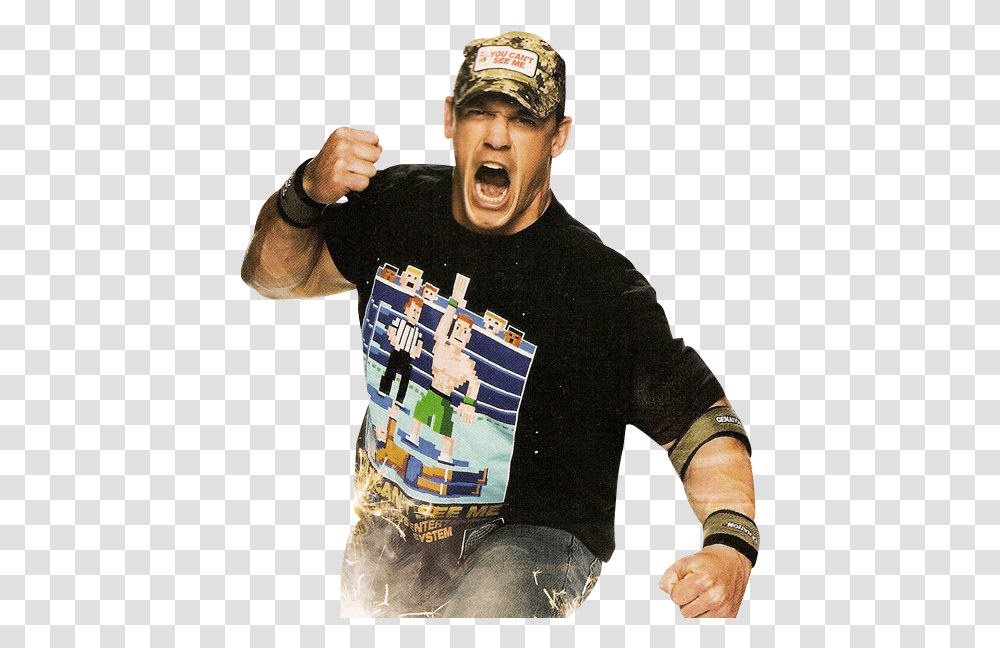 John Cena T Shirt 2008, Person, Hand, Finger Transparent Png