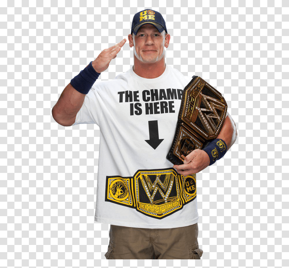 John Cena Wwe Champion, Apparel, Person, People Transparent Png