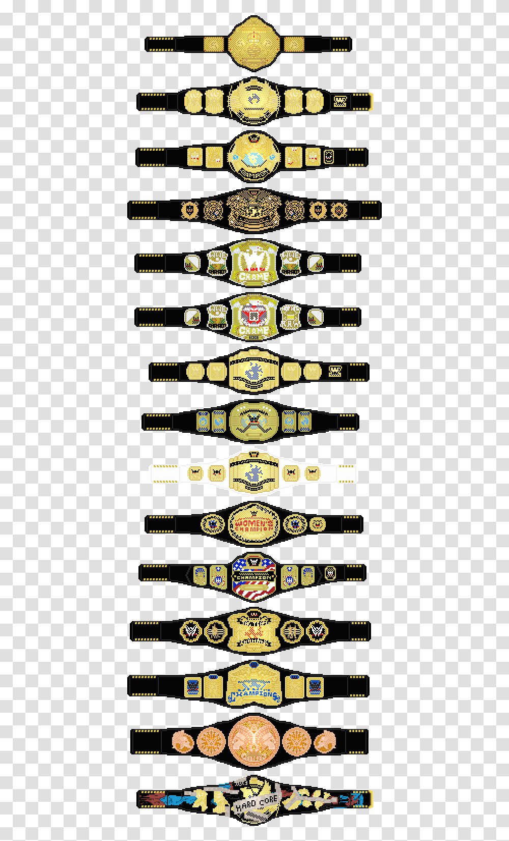 John Cenas 50 Greatest Matches Wwe Wwe Belt Pixel Art, Logo, Trademark, Wristwatch Transparent Png