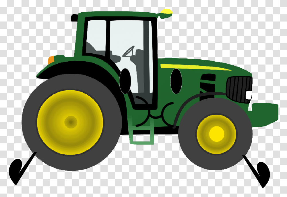John Deere Clip Art Christmas Tractor Farm Tractor Clipart, Vehicle, Transportation, Lawn Mower, Tool Transparent Png