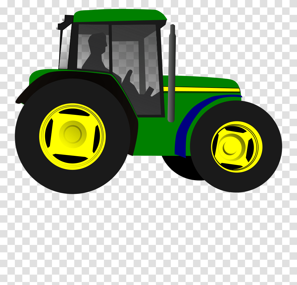 John Deere Green Tractor Clipart, Vehicle, Transportation, Bulldozer, Lawn Mower Transparent Png