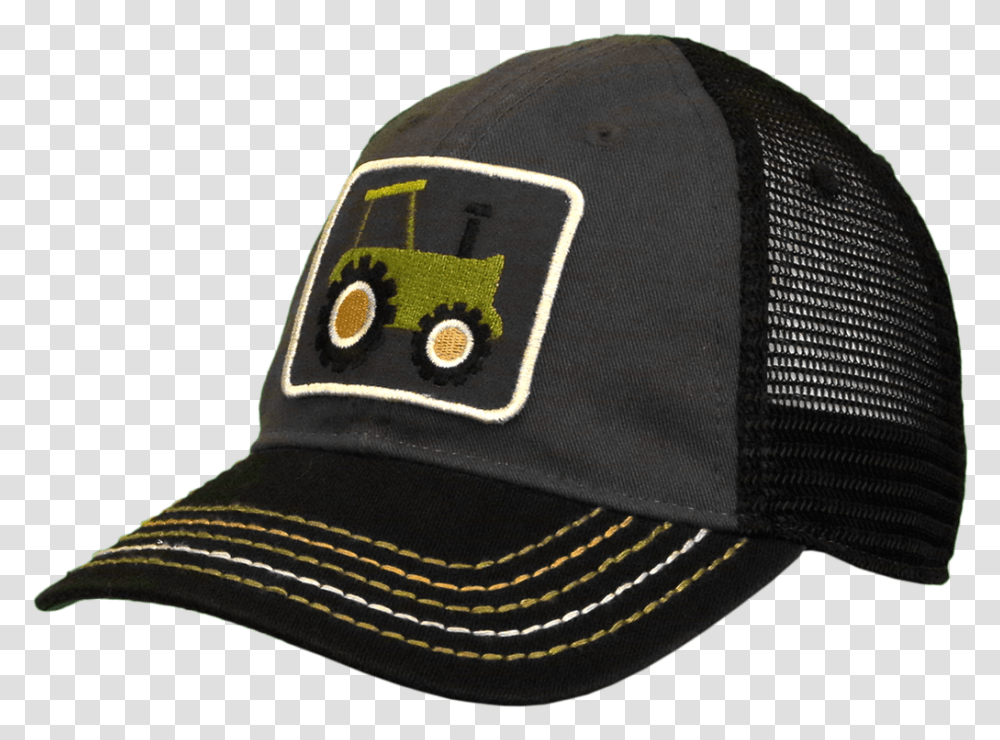 John Deere Kids Black Tractor Patch Cap Lp73707 For Baseball, Clothing, Apparel, Baseball Cap, Hat Transparent Png